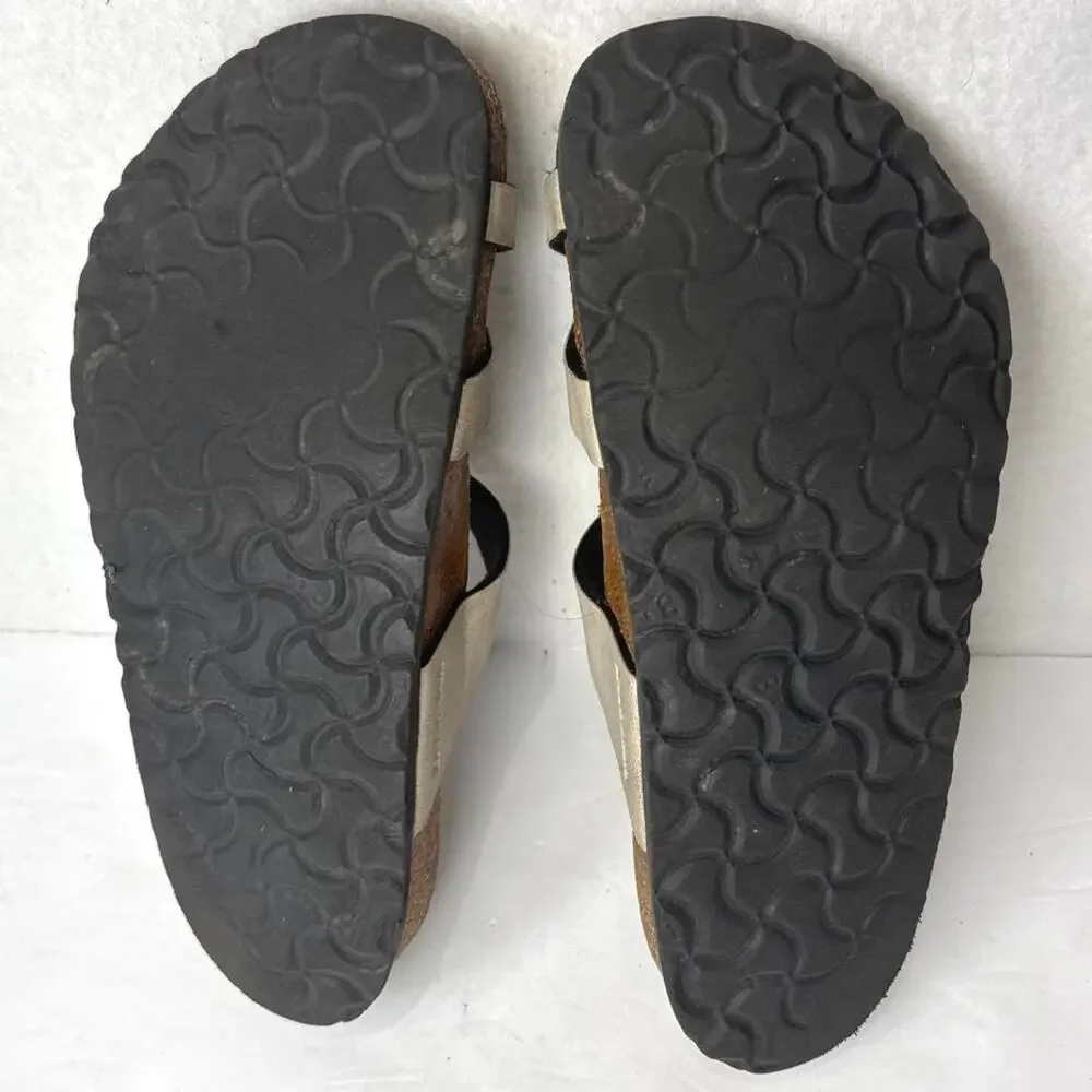 Birkenstock 38 Mayari Mocha Birkibuc Women's Regular Toe Loop Sandals W-7 M-5